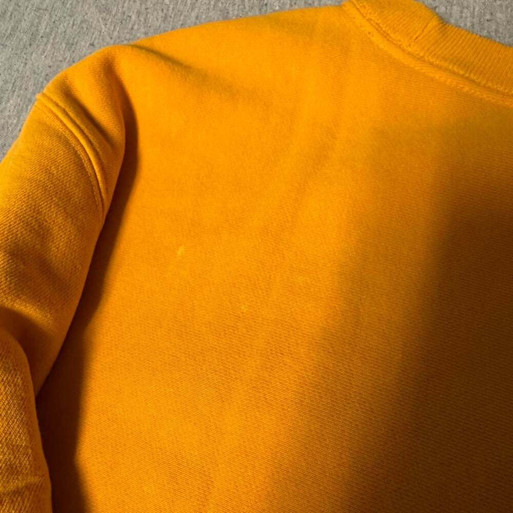 Champion Reverse Weave Cropped Sweatshirt Yellow - Picture 5 of 8